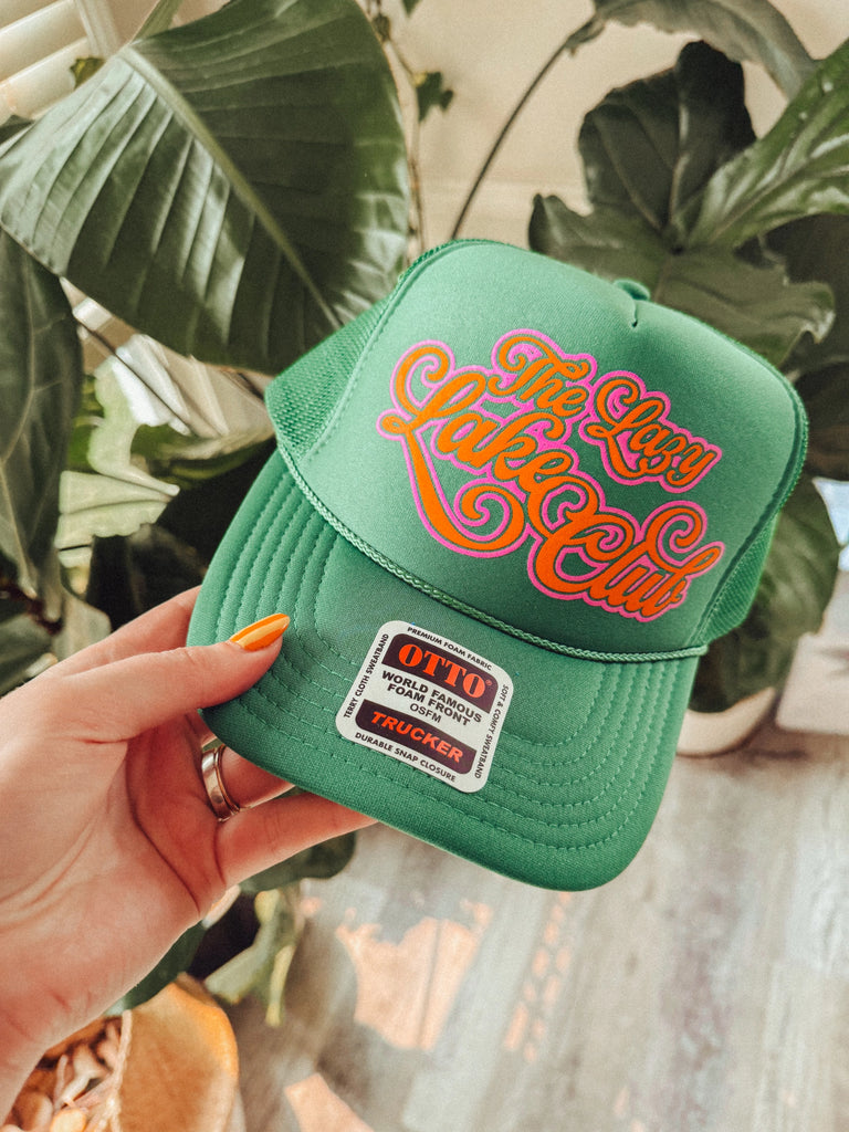 Lazy Lake Days Trucker Hat