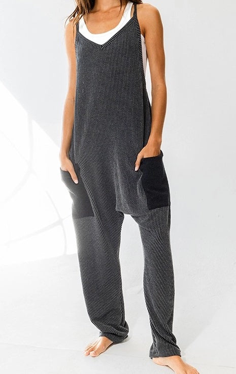 Ribbed Knit Jumpsuit