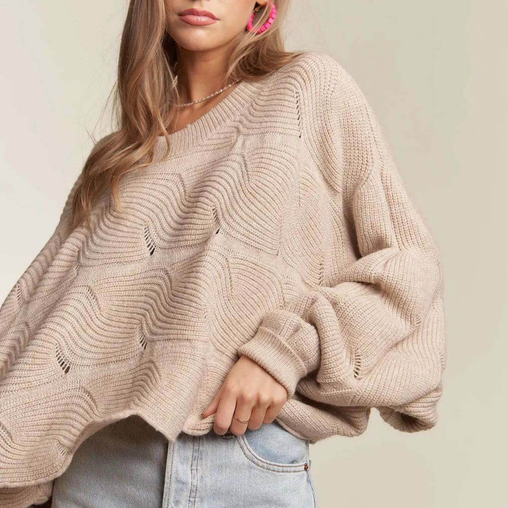 Scalloped Sweater