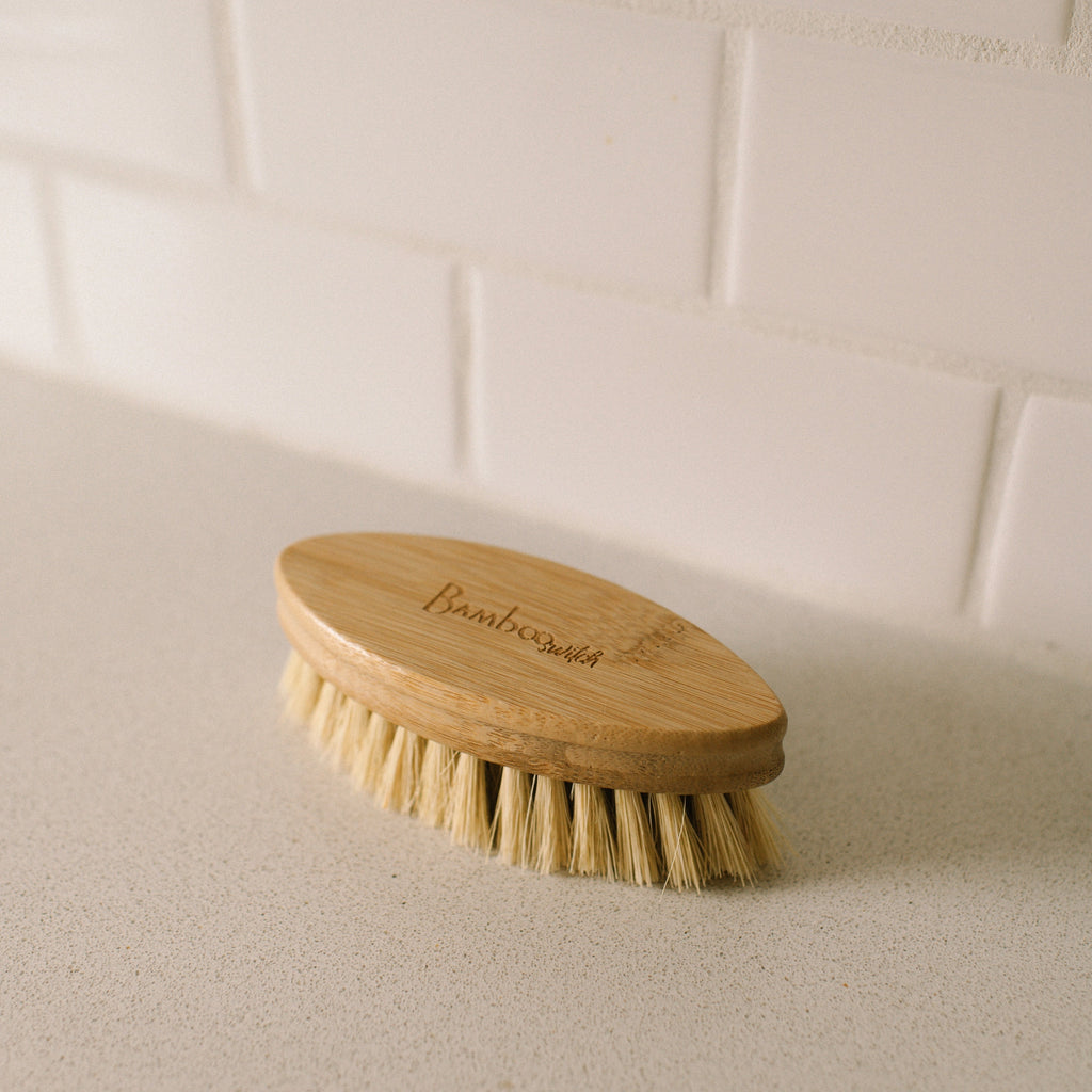 Bamboo Brush Scrubber