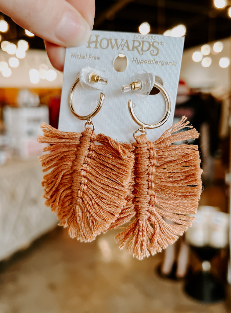 Boho Woven Earrings