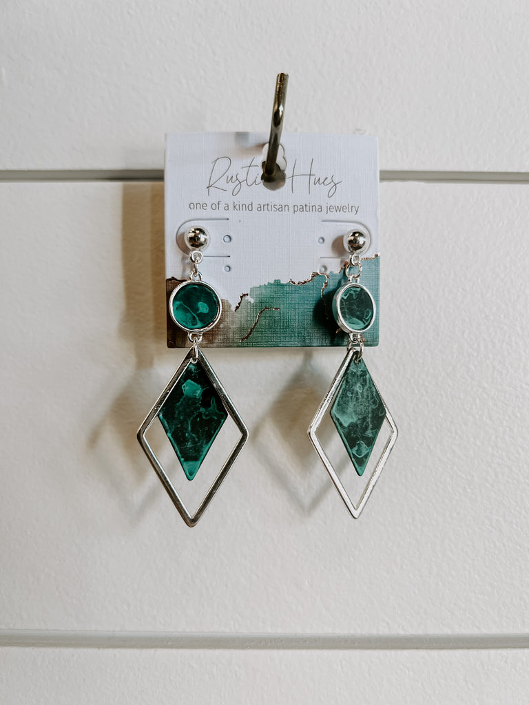 Shaper Patina Earrings