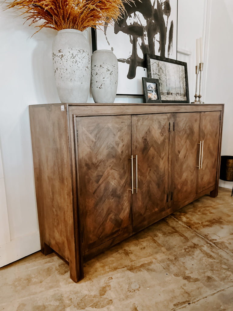 Herringbone Console