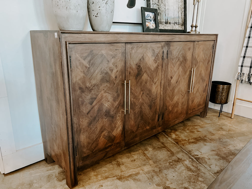 Herringbone Console