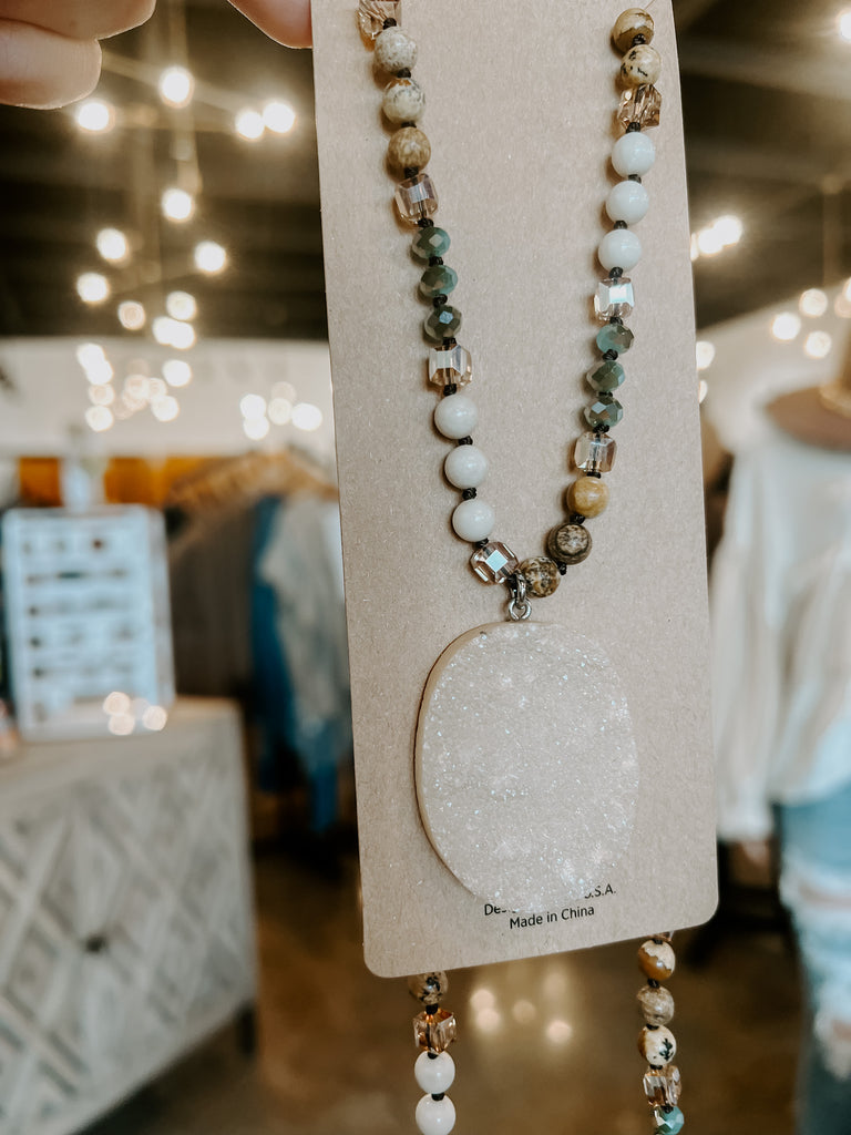 Druzy Declan Necklace