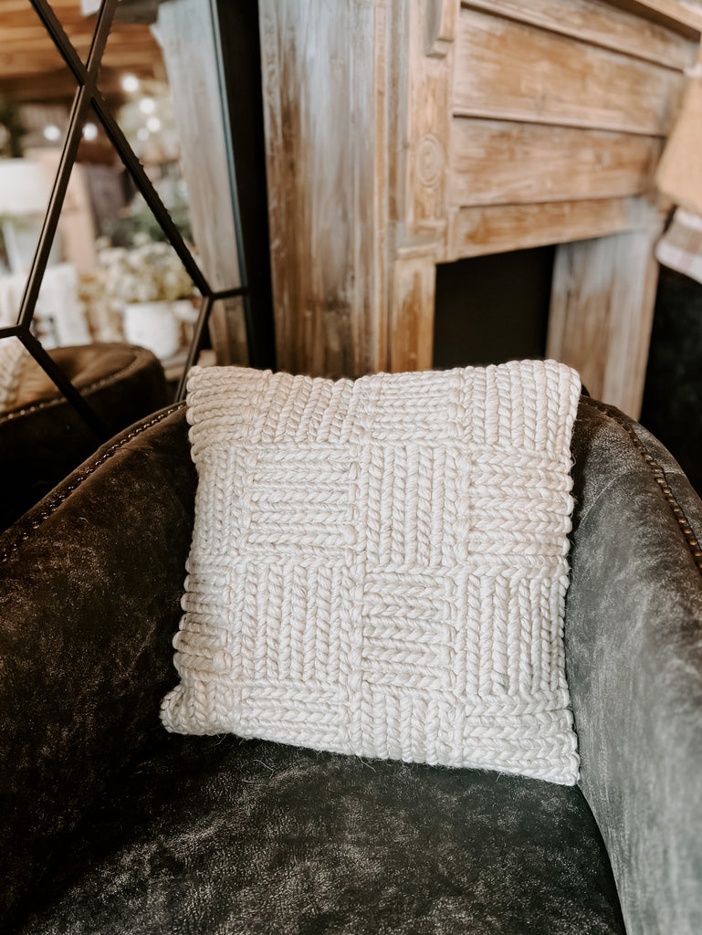 Wool Knit Pillow