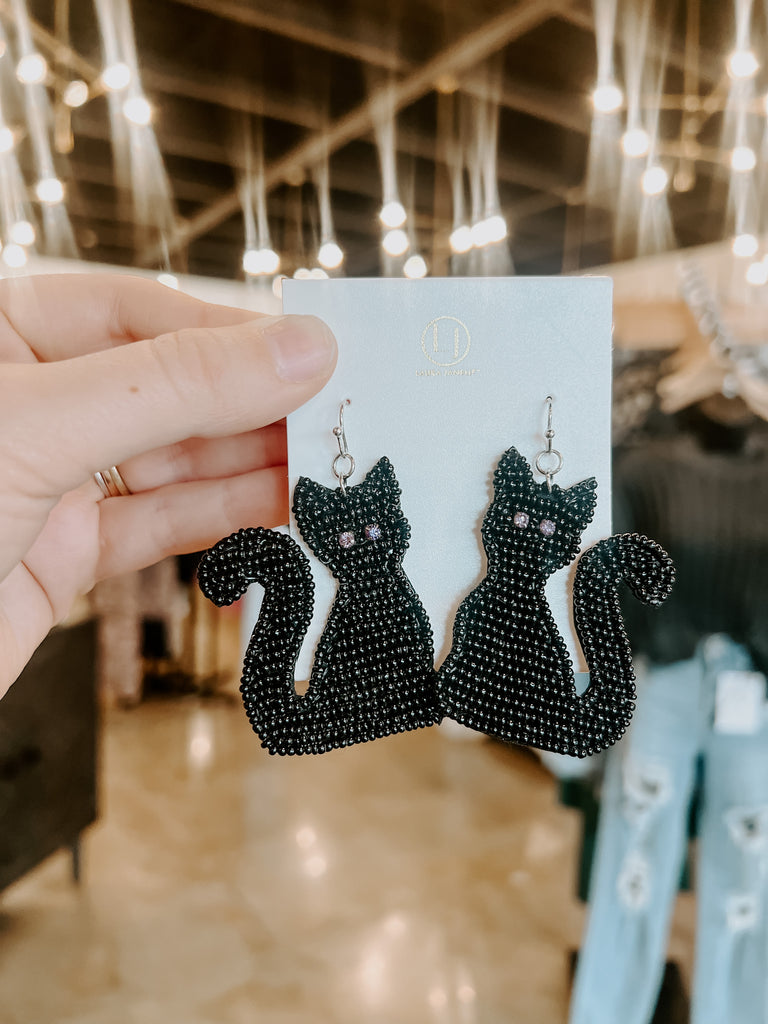 Halloween Beaded Earrings