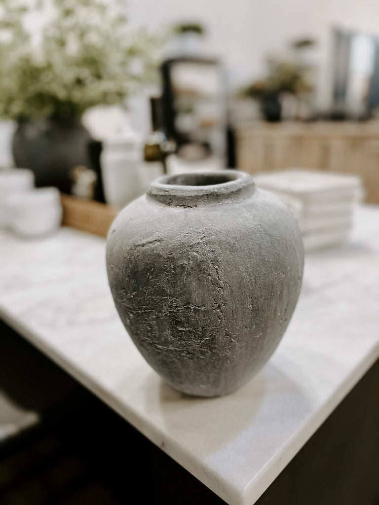 Riley Charcoal Vase