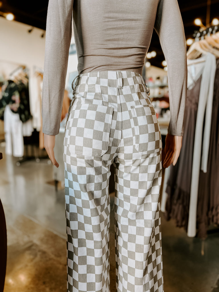 Demi Checkered Pants