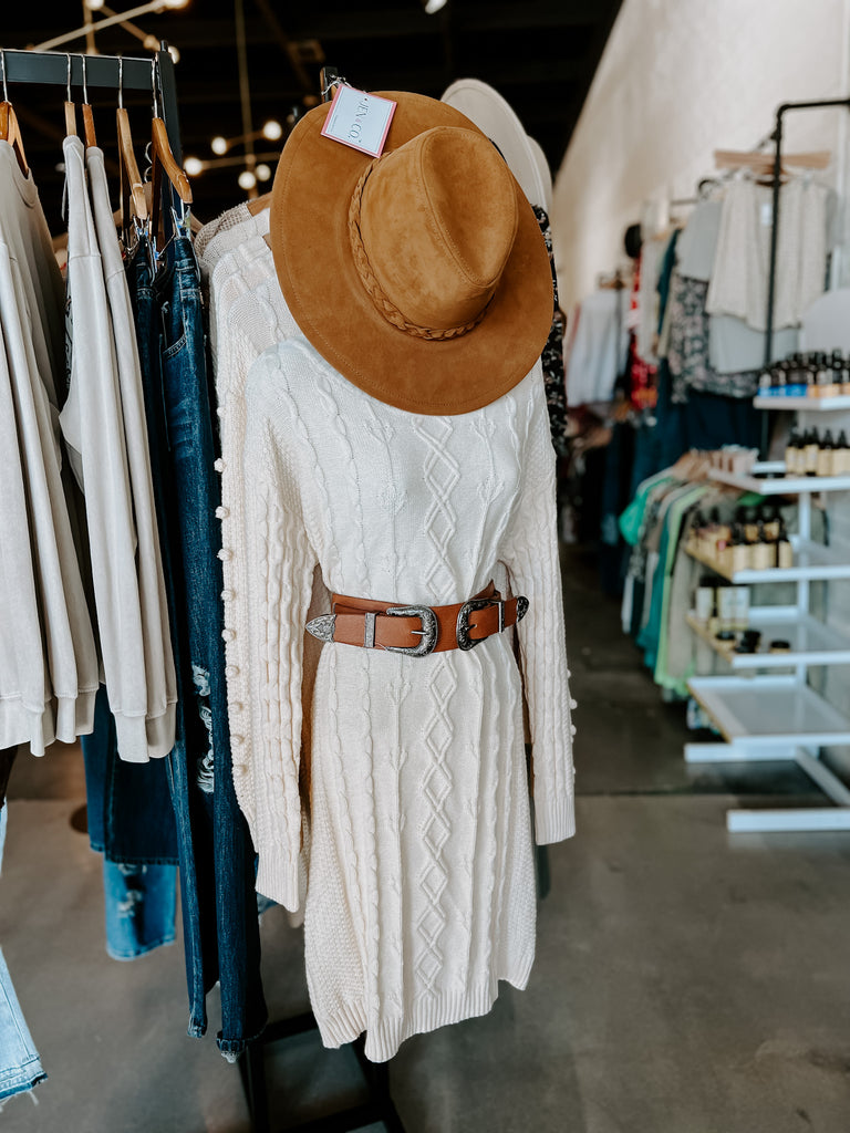 Pom Pom Sweater Dress