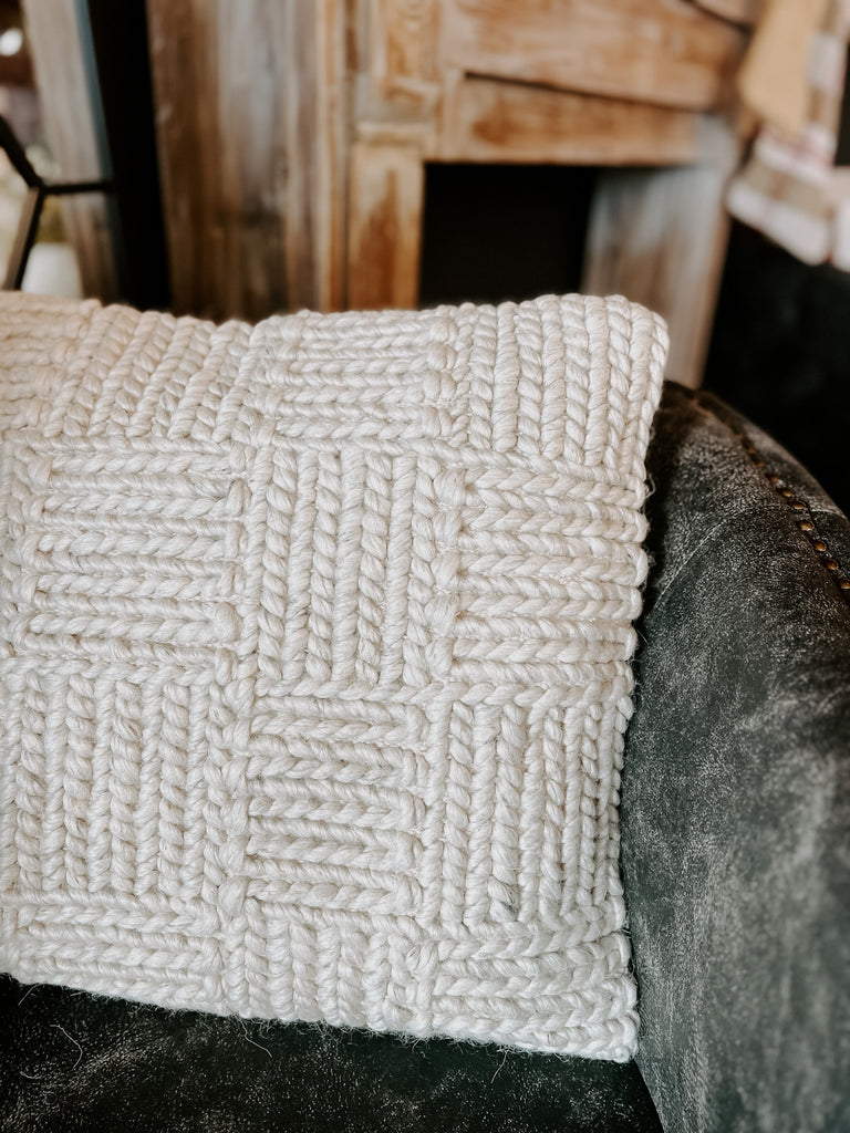 Wool Knit Pillow