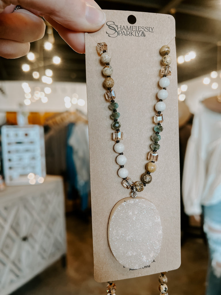 Druzy Declan Necklace