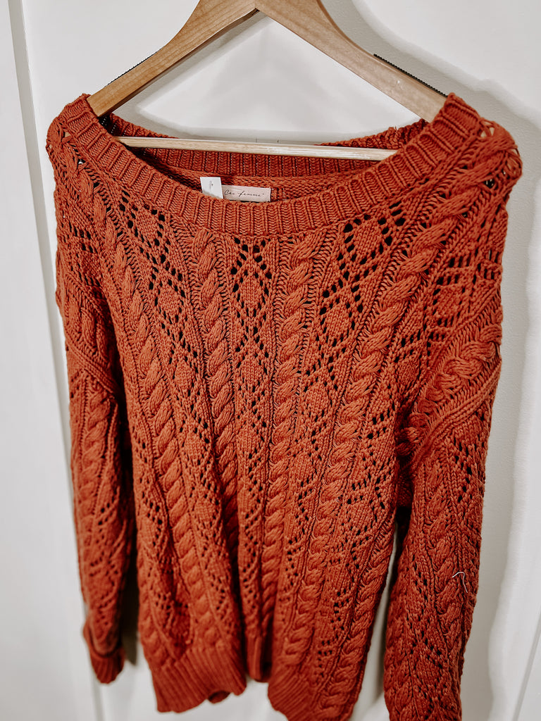 Lucy Crochet Sweater