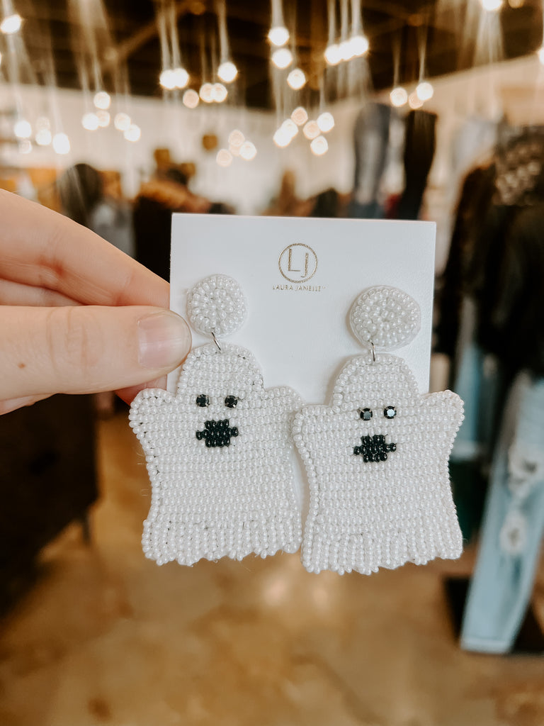 Halloween Beaded Earrings