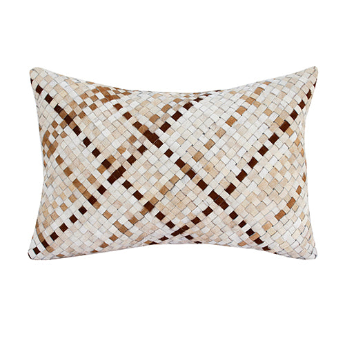 Faux Fur Weaved Pillow