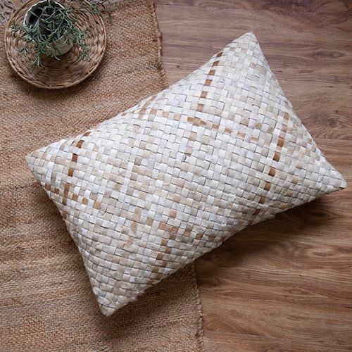 Faux Fur Weaved Pillow