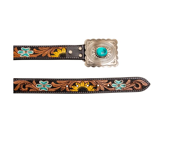 Klepto Hand Tooled Belt