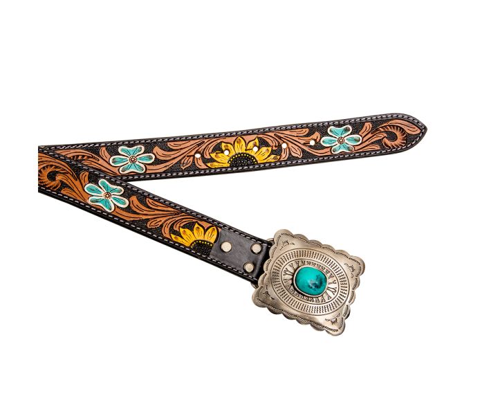 Klepto Hand Tooled Belt