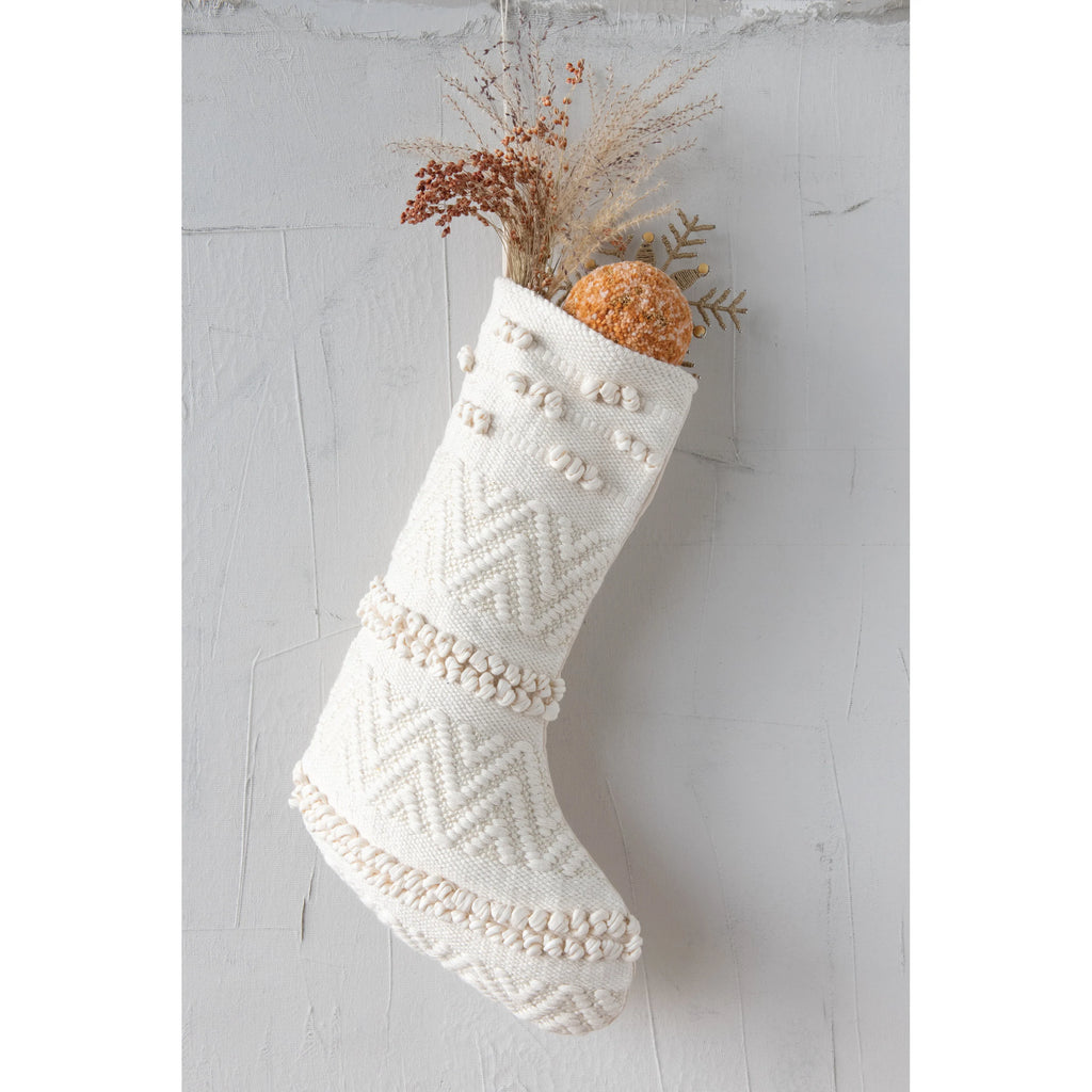 Woven Christmas Stocking