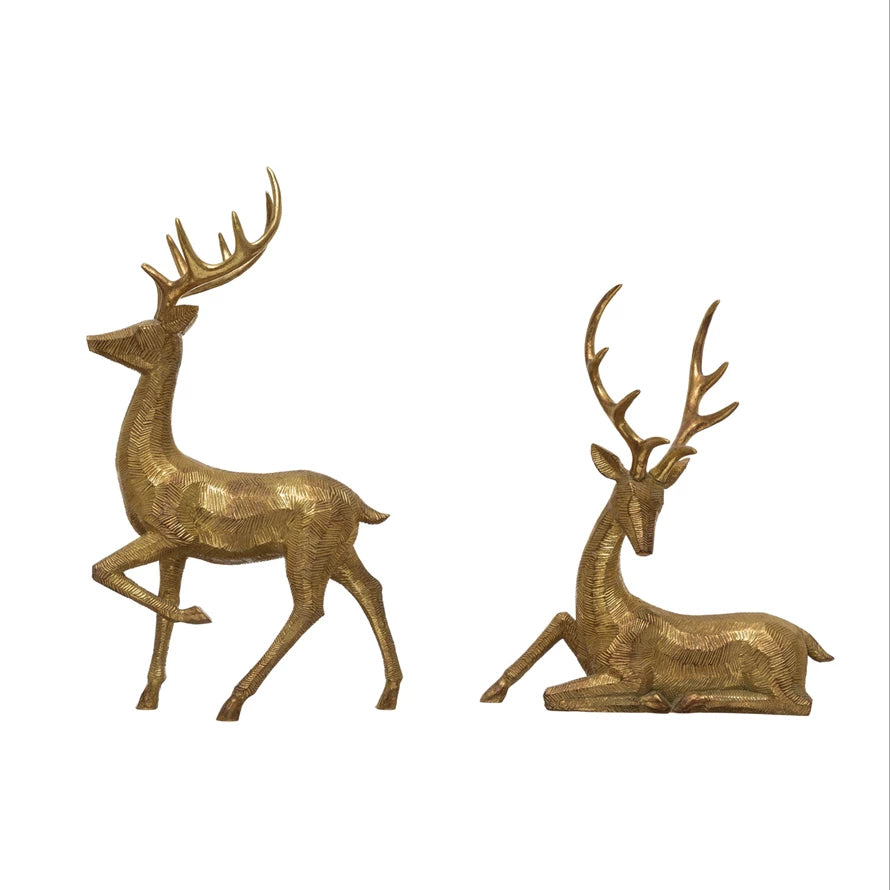 Santas Gold Deer