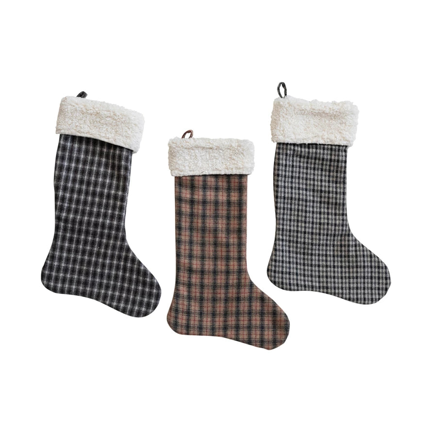 Plaid Christmas Stocking