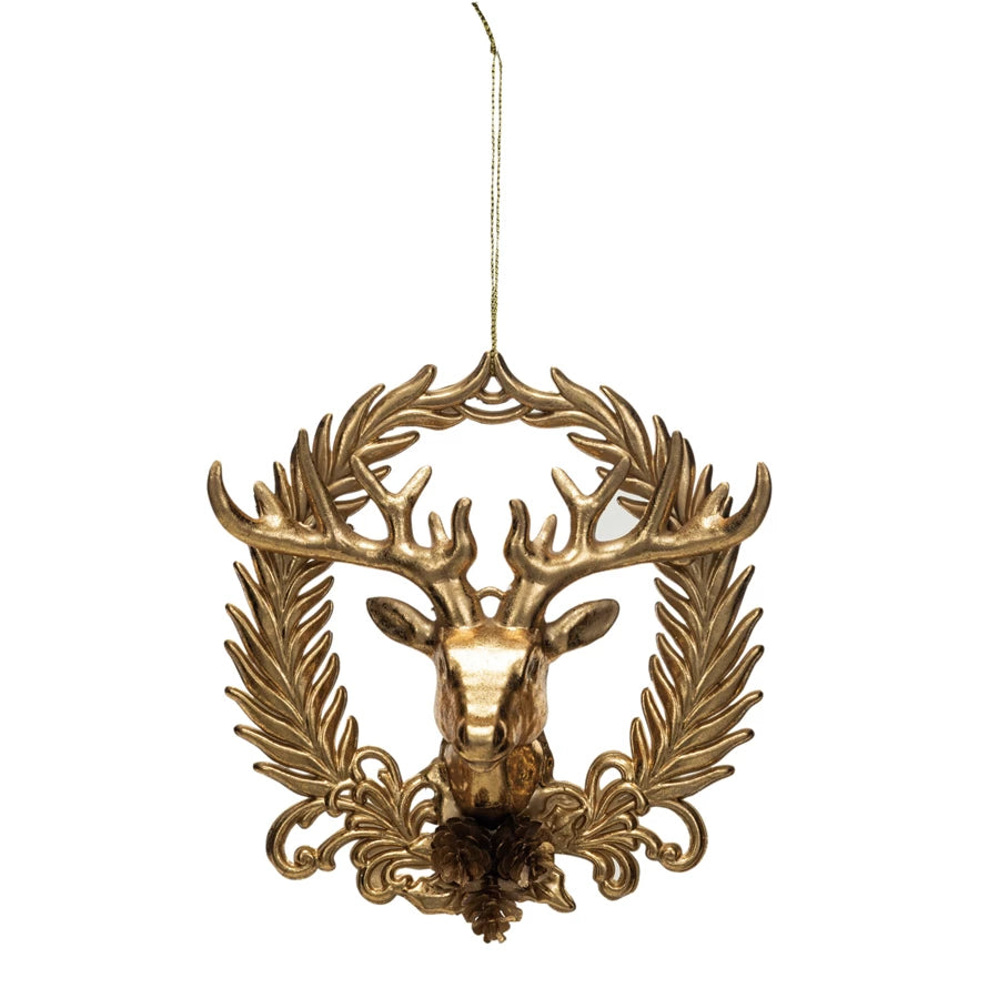 Deer Wreath Ornament