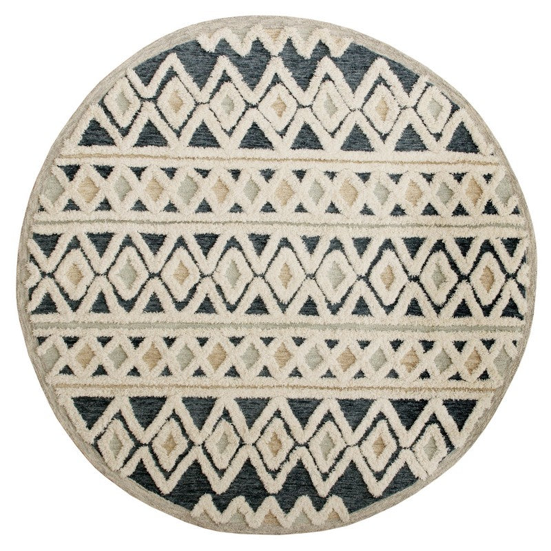 Sinuous Round Rug