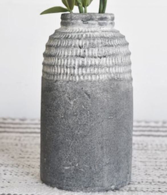 Skim Charcoal Vase