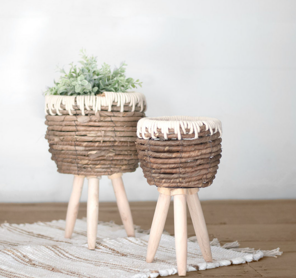 Grass & Cotton Roll Basket