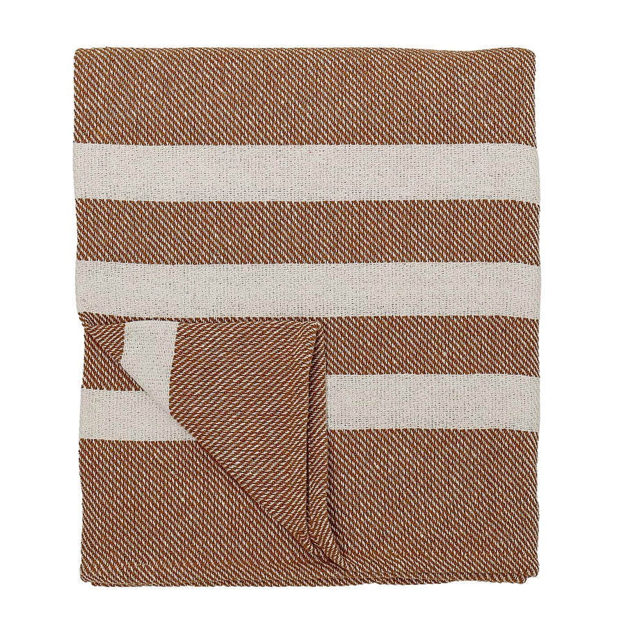 Washed Cotton Knit Throw