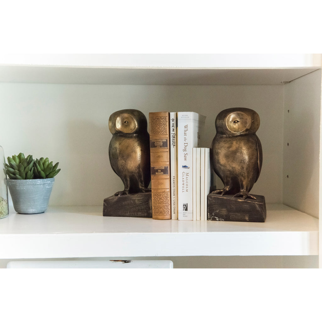 Owl Bookends