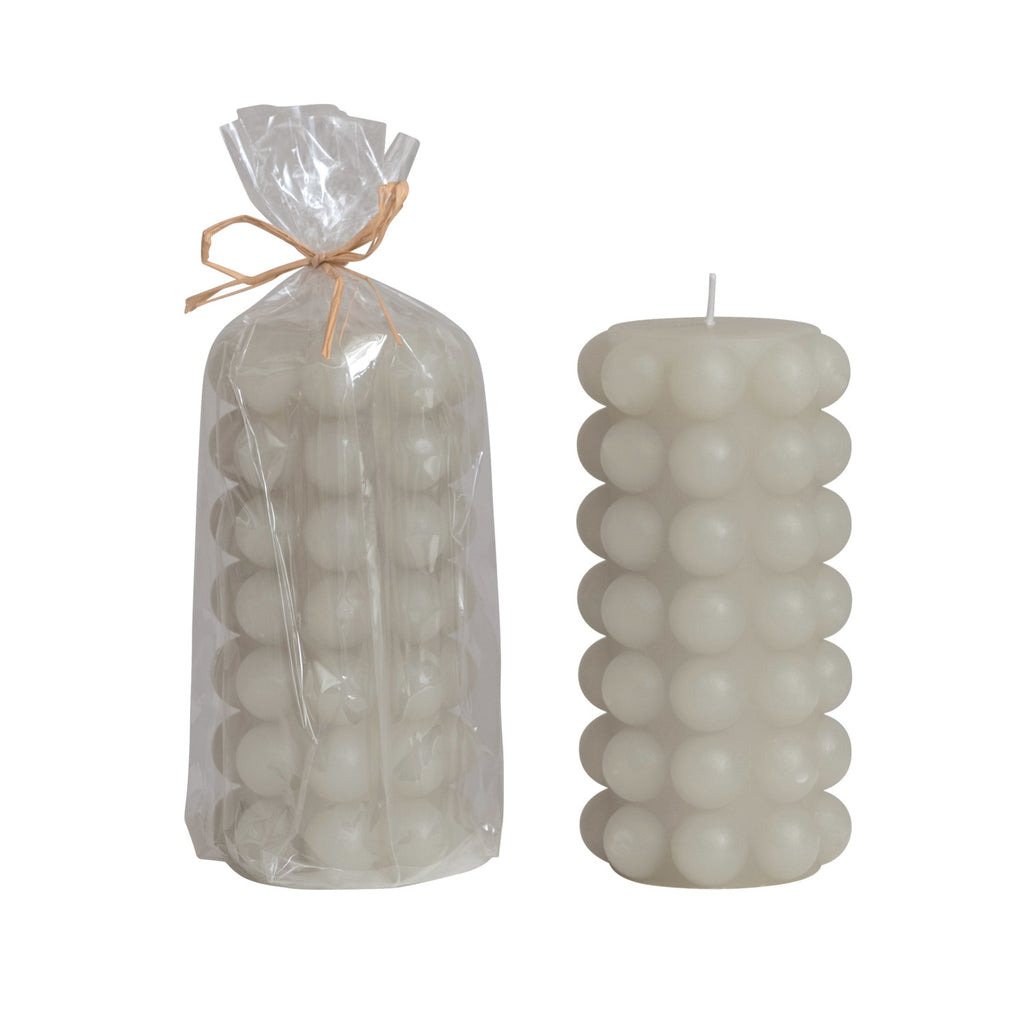 Hobnail Pillar Candle