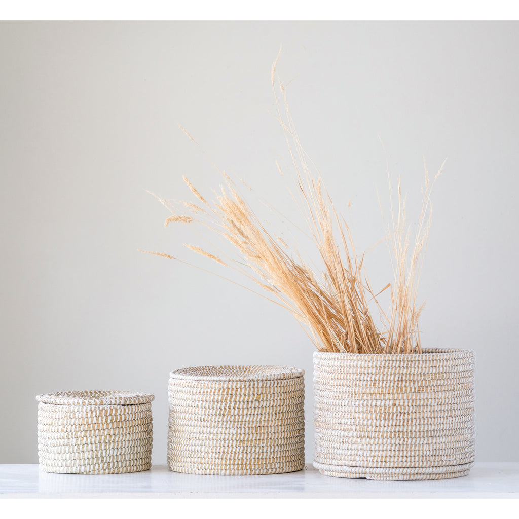 Seagrass Decorative Basket