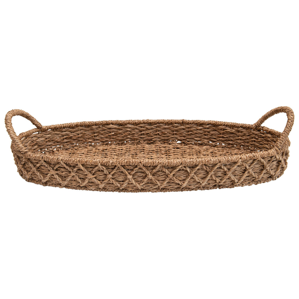 Decorative Woven Seagrass Tray