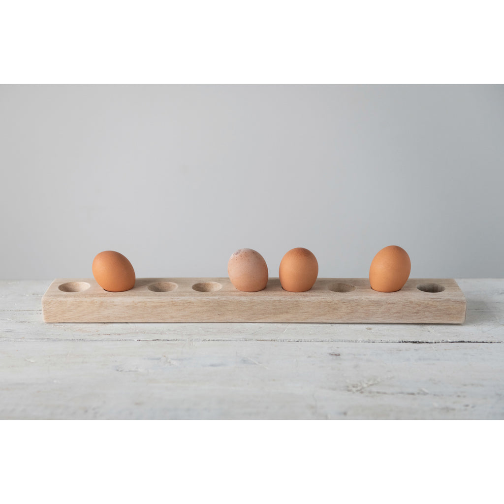 Mango Wood Egg Board