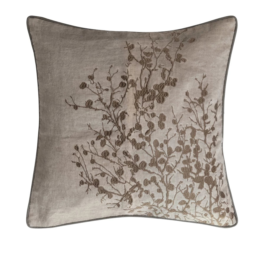 Linen Botanical Pillow