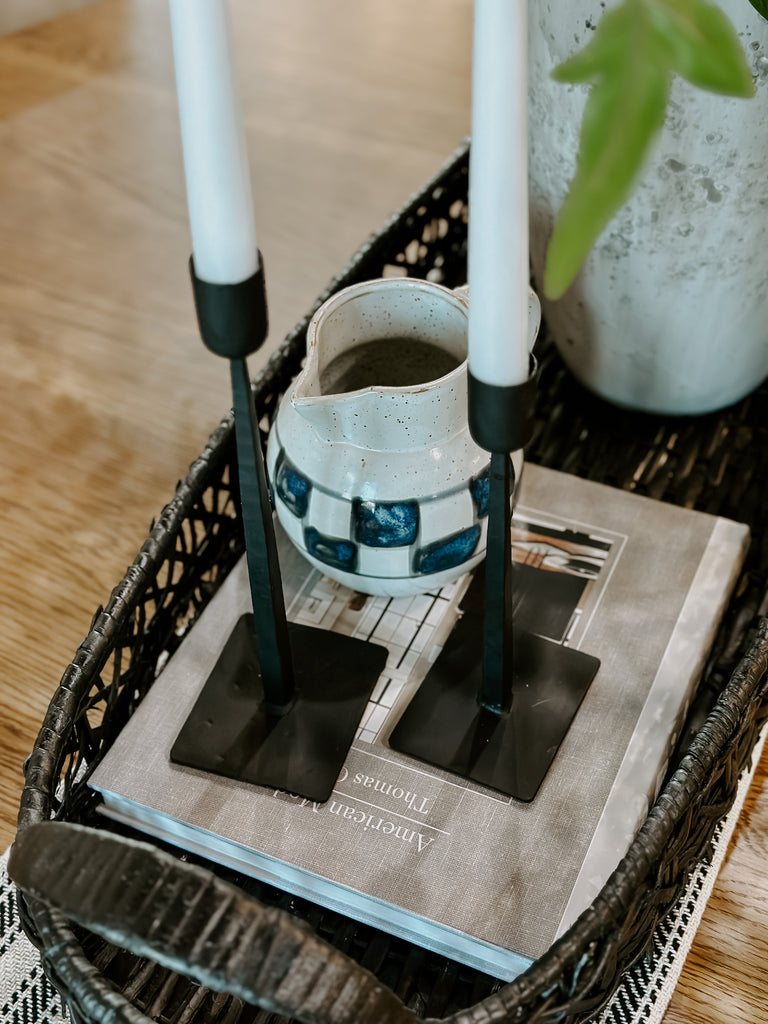 Square Blacksmith Candle Holder