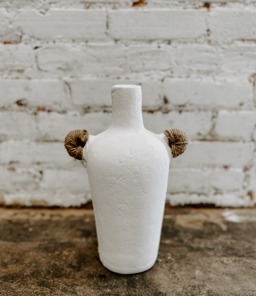 Skinny Paper Mache Vase