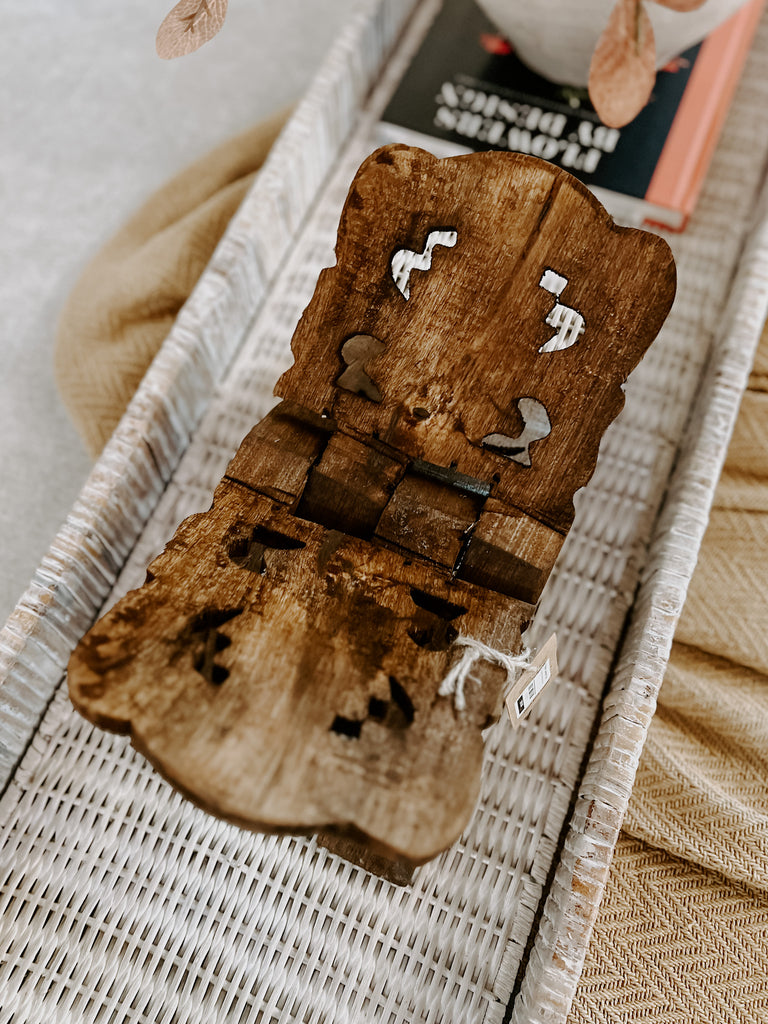 Reclaimed Wood Book Holder