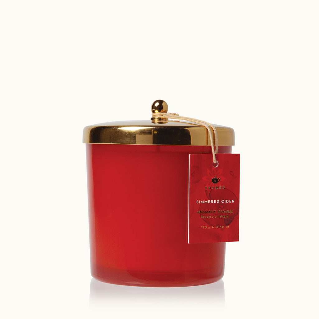 THYMES Simmered Cider Red Poured Candle