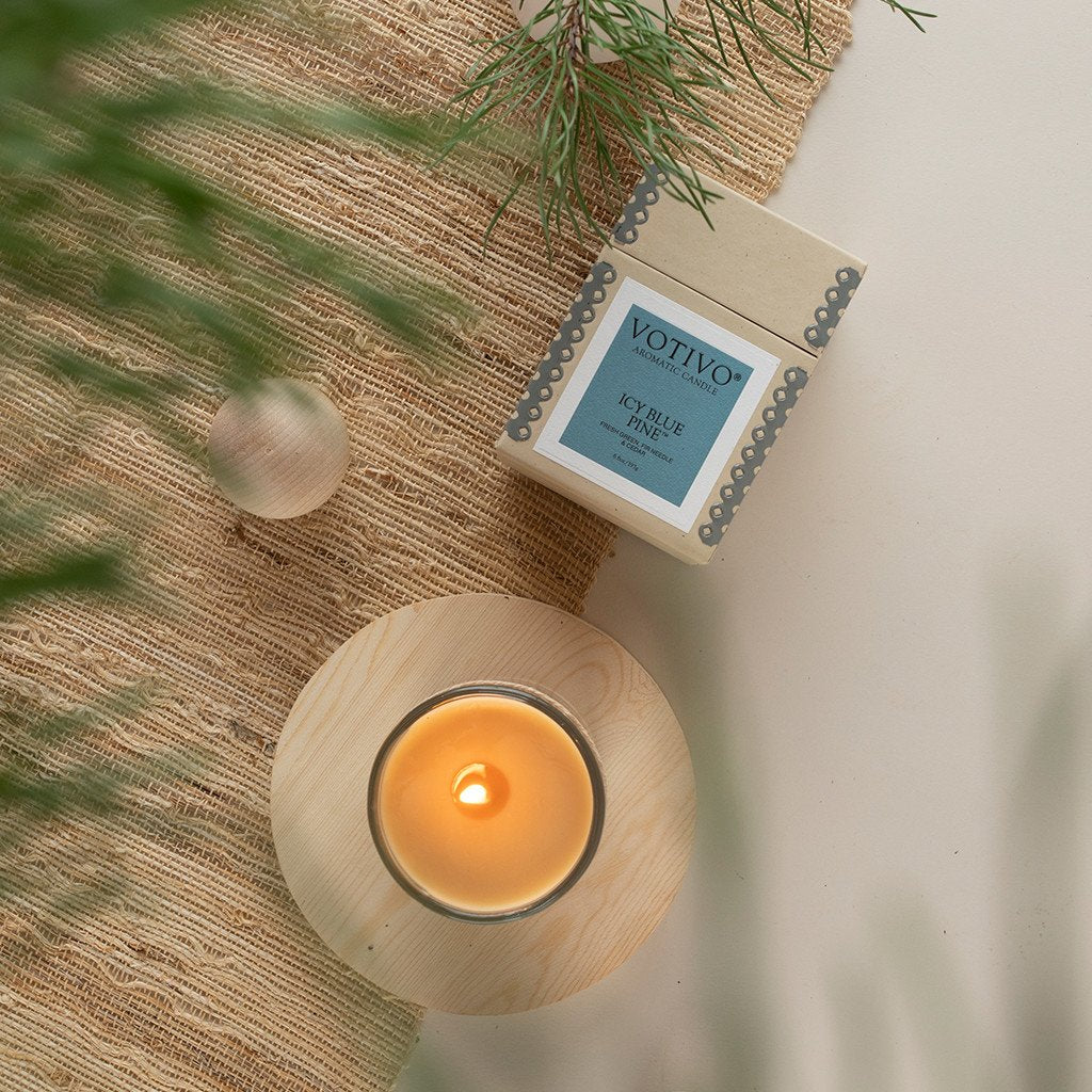 Icy Blue Pine Aromatic Candle